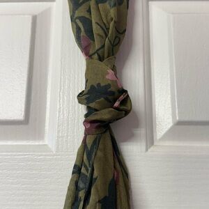 New | Sold Out Online! Veiled Olive Rose Printed Woven Modal Scarf/Hijab